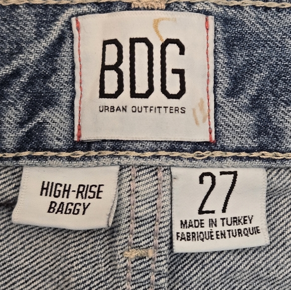 BDG Urban Outfitters Hight Rise Baggy Size 27 Womens Jeans - Picture 7 of 12